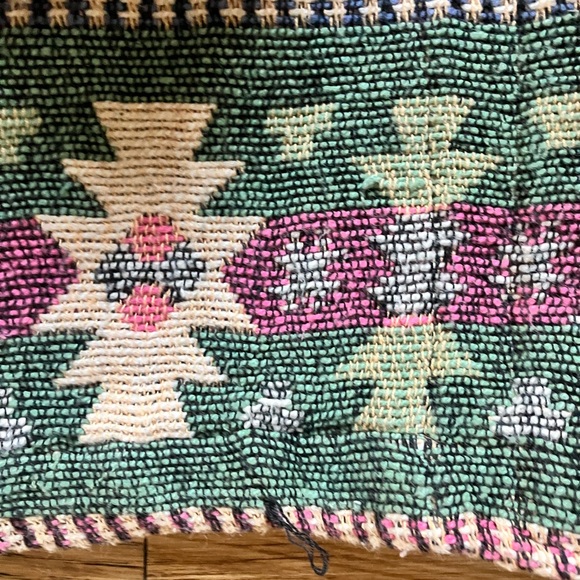 Katch Me West Vtg Blazer Jacket Western Southwest Concho Buttons Multi Woven M - Picture 3 of 4